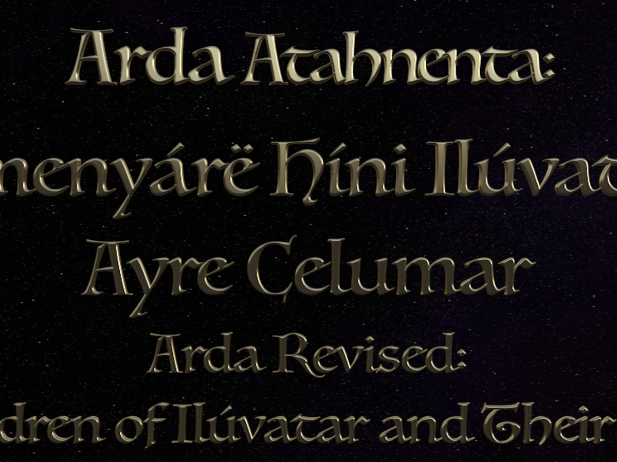 Arda Revised: The Children of Ilúvatar and Their&nbsp;Sources